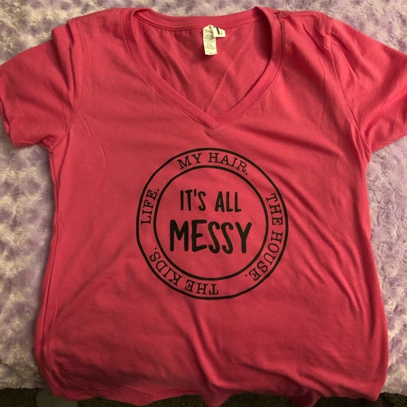 NEW Custom made Messy Mom Life T-shirt - Picture 3 of 7
